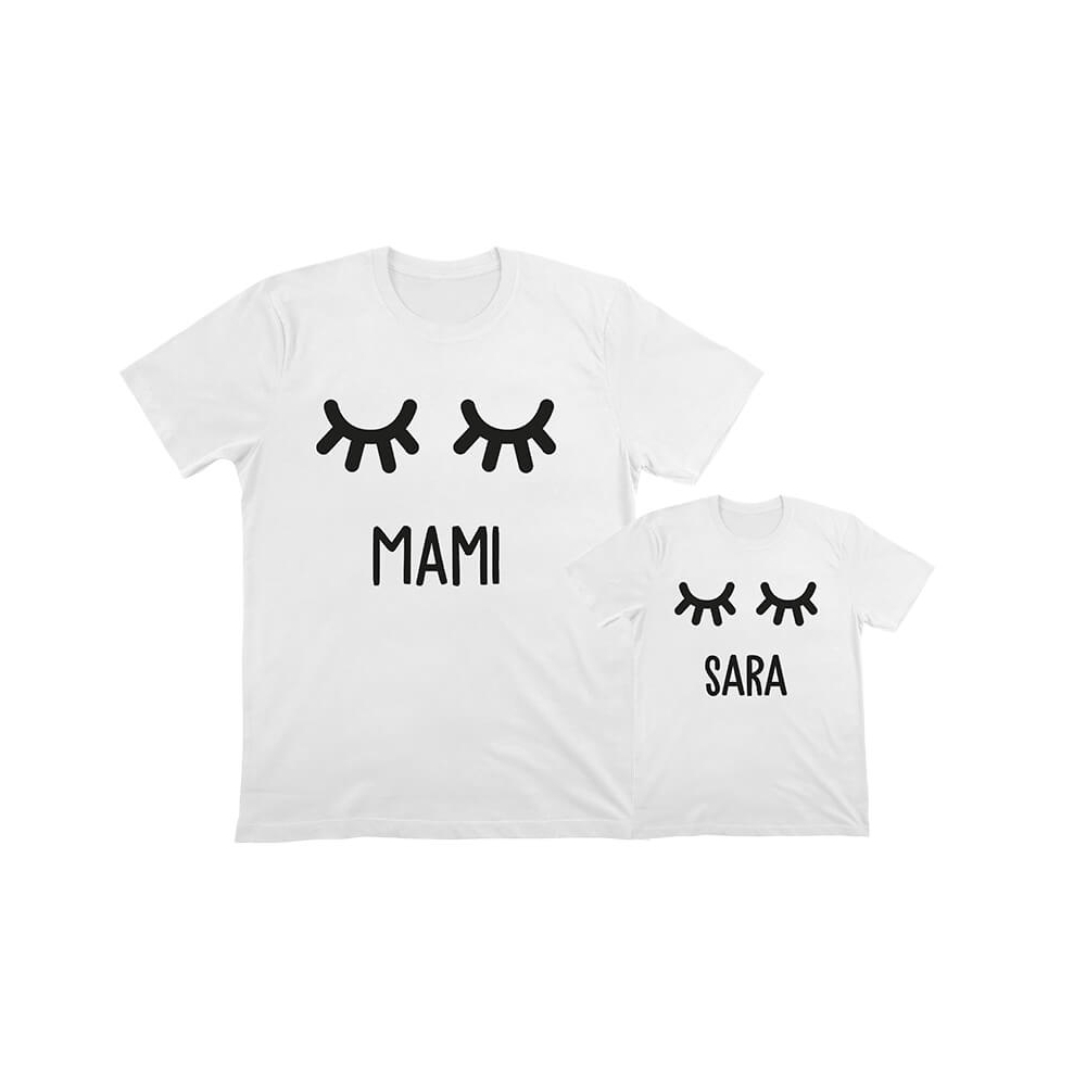 Camiseta Mamá e Hija Pestañas | Regalos para