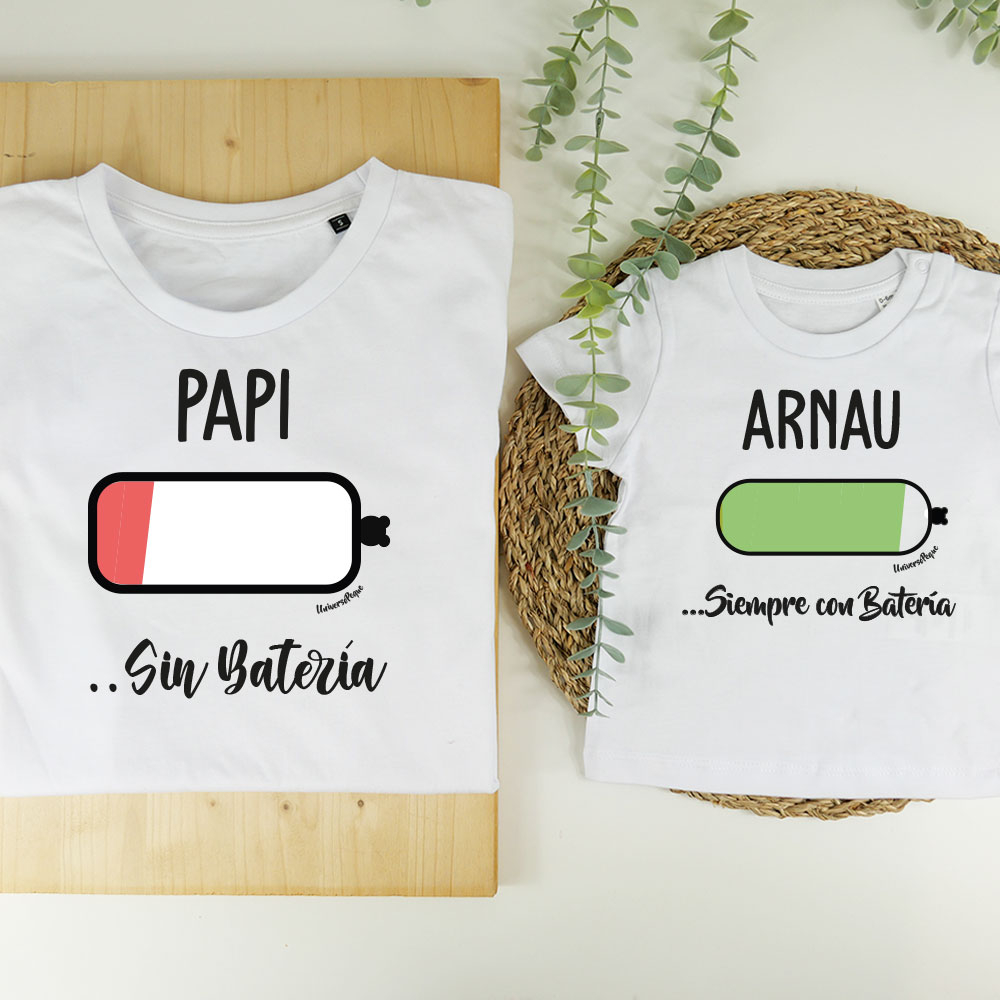 Camisetas Personalizadas Iguales | Regalo original para Padres e Hijos